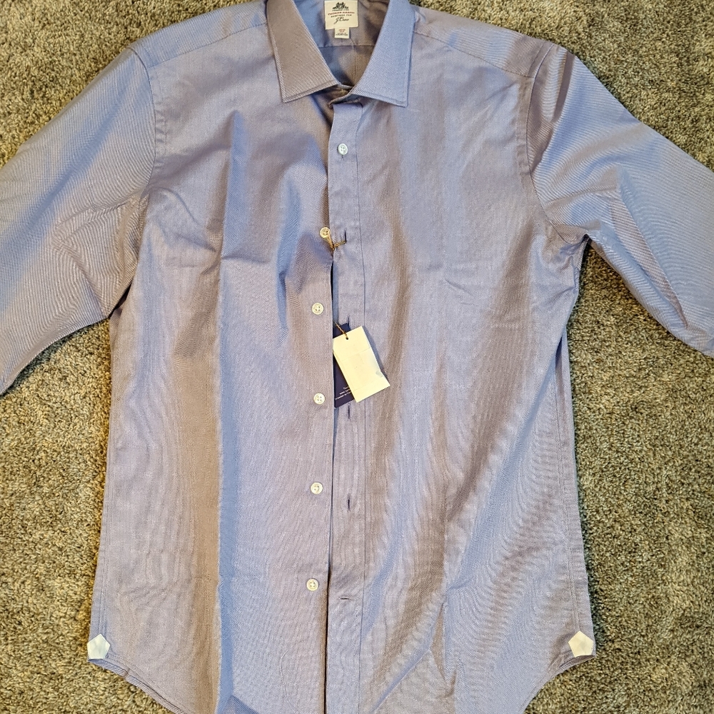 Thomas Mason Dress Shirt Blue